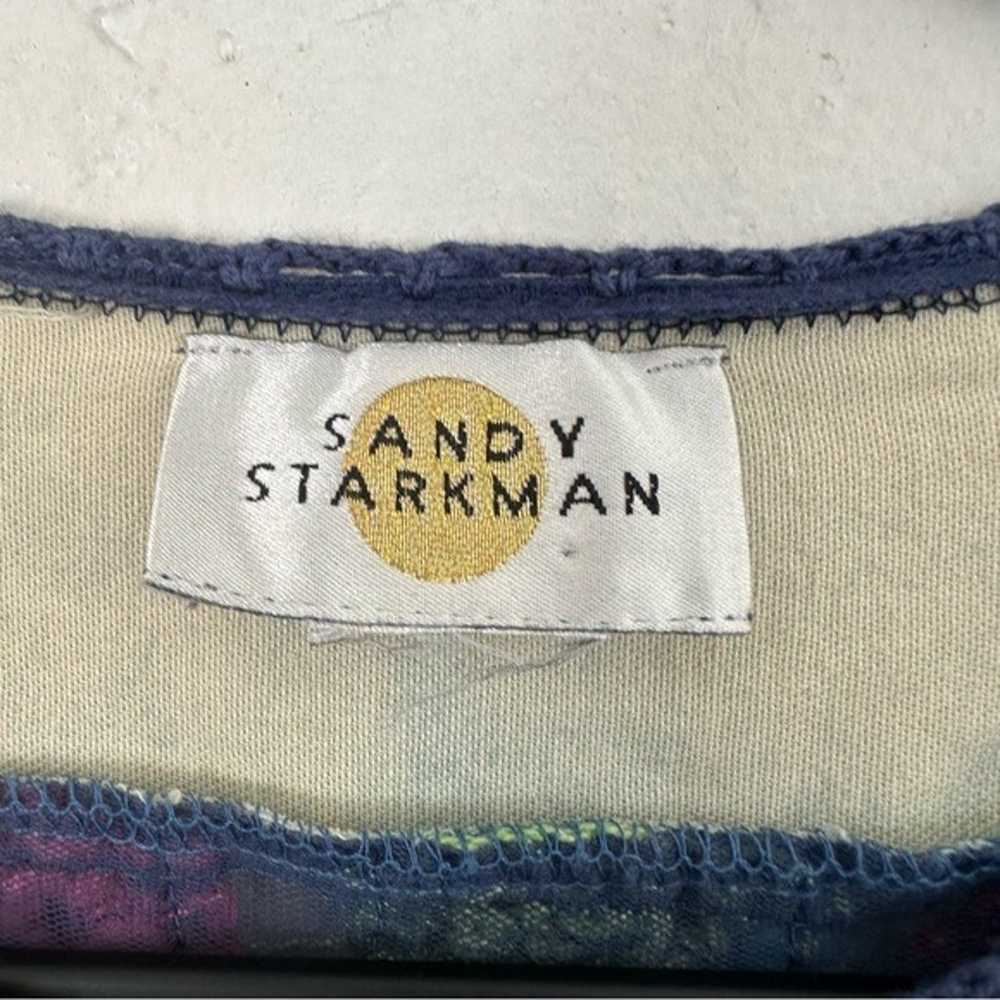 SANDY STARKMAN VTG Jacket Large Boho Artsy Art to… - image 4