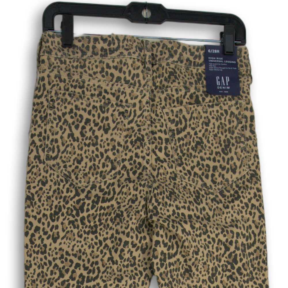 NWT Gap Womens Brown Black Leopard Print Legging … - image 4