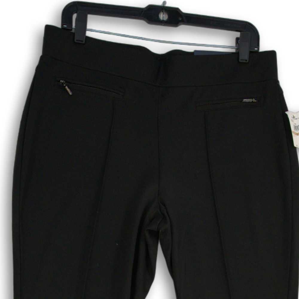 Rafaella NWT Womens Black Flat Front Zipper Pocke… - image 3