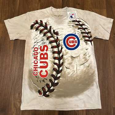 liquid blue Chicago Cubs 2000s shirt