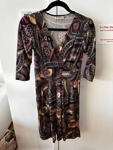 Karina Dresses Megan - paisley long sleeves