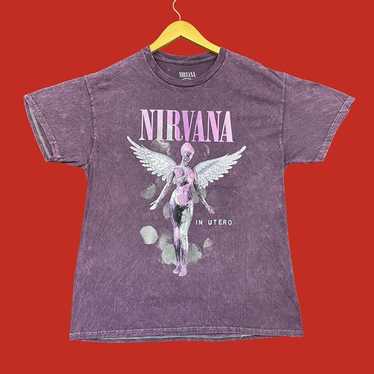 Nirvana In Utero Bubble Rock Tshirt size large