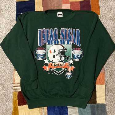 vintage university of miami sweatshirt