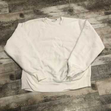 Vintage Y2K White St John Crewneck Sweater Size La