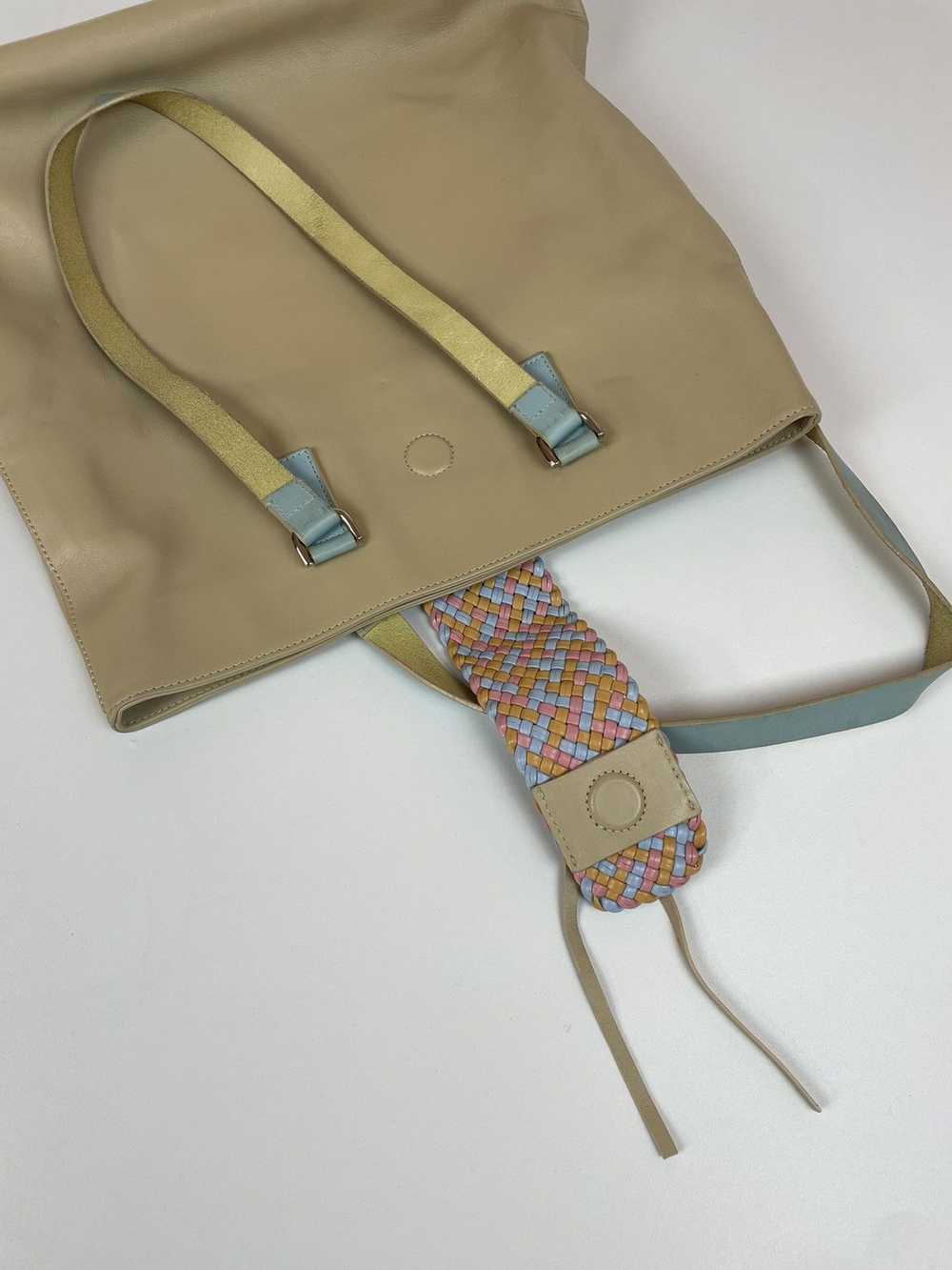 Daks London × Streetwear DAKS Leather Bag Beige /… - image 10