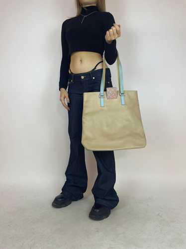 Daks London × Streetwear DAKS Leather Bag Beige /… - image 1