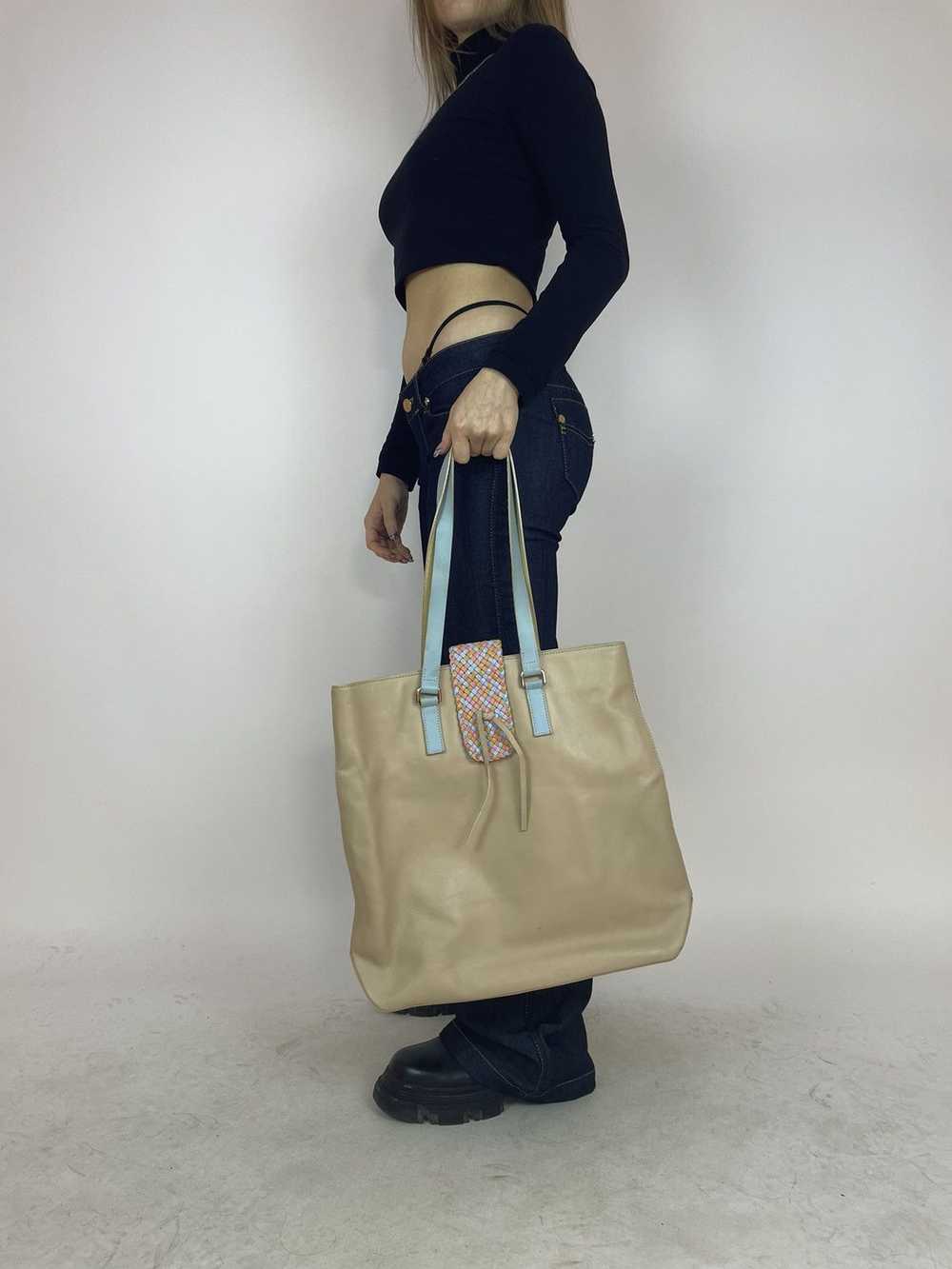 Daks London × Streetwear DAKS Leather Bag Beige /… - image 3