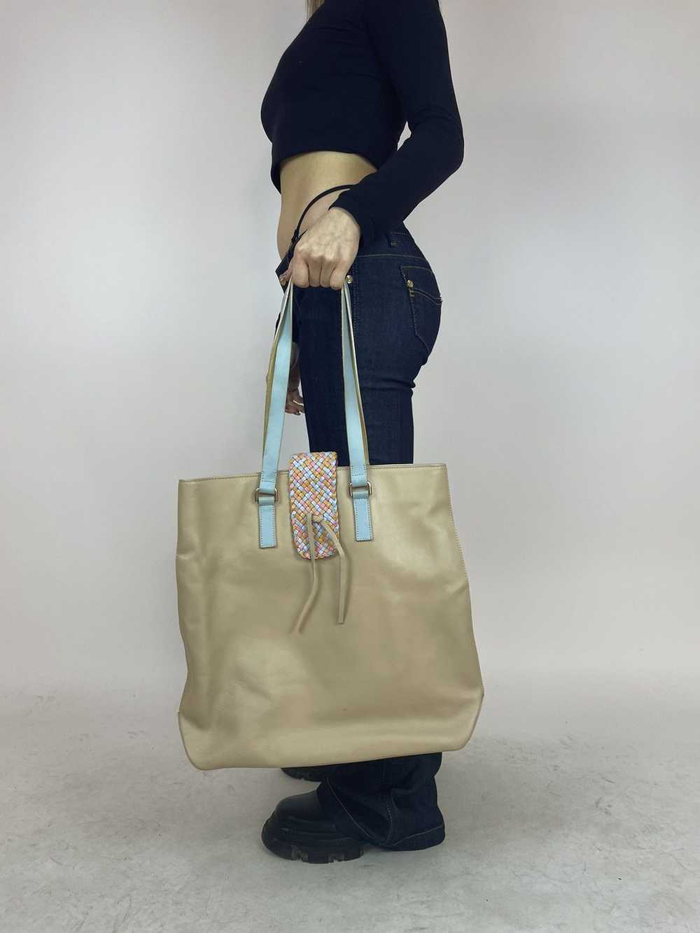Daks London × Streetwear DAKS Leather Bag Beige /… - image 4