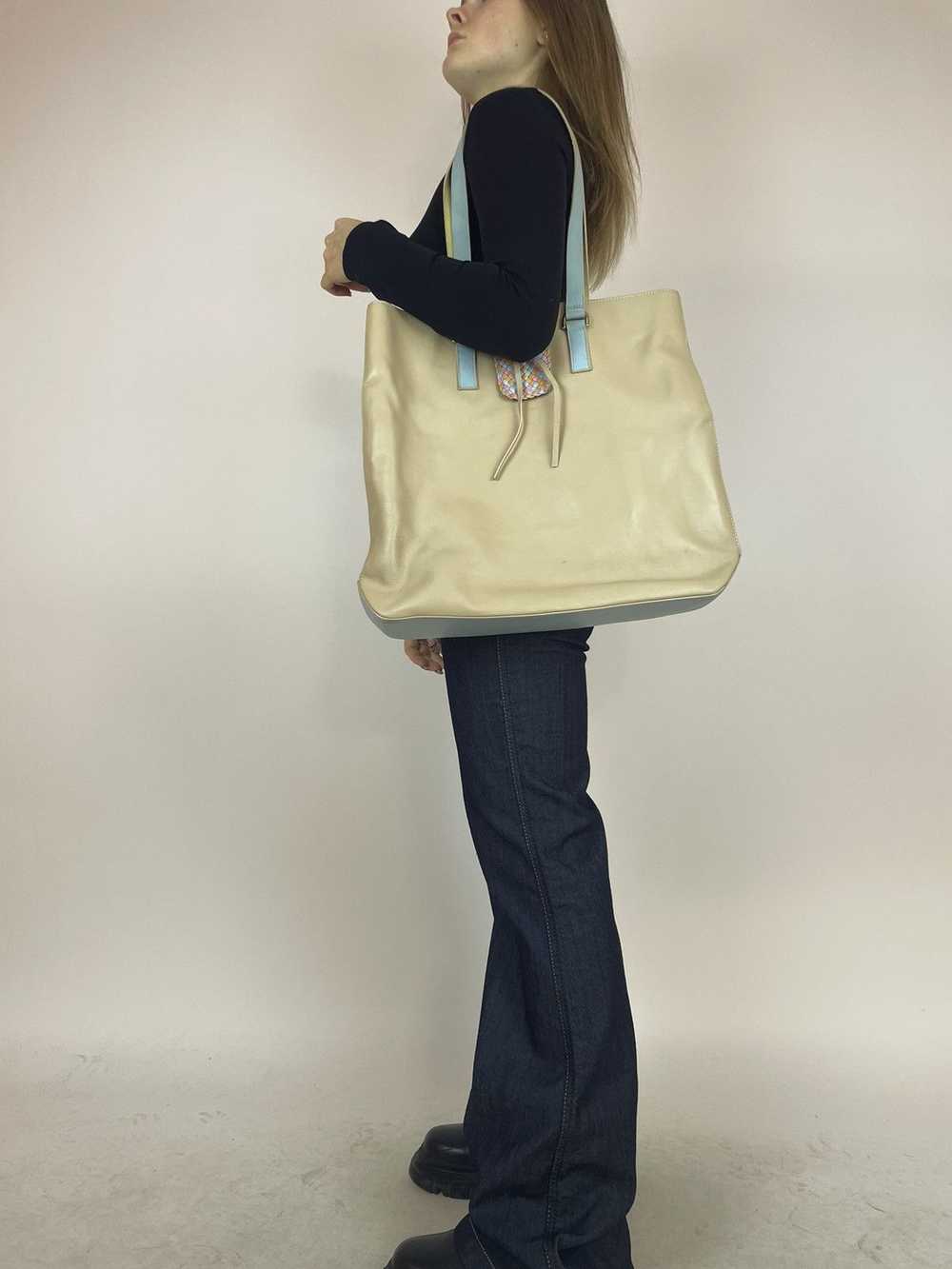 Daks London × Streetwear DAKS Leather Bag Beige /… - image 5