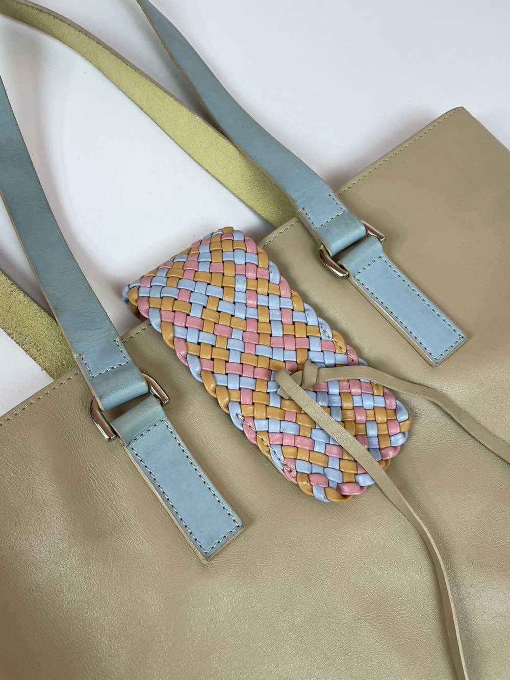 Daks London × Streetwear DAKS Leather Bag Beige /… - image 8