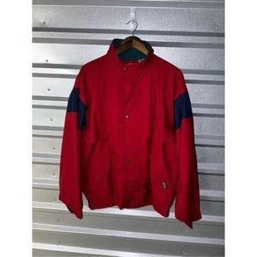 90s Tourney x Gore-Tex Red Colorblock Windbreaker… - image 1