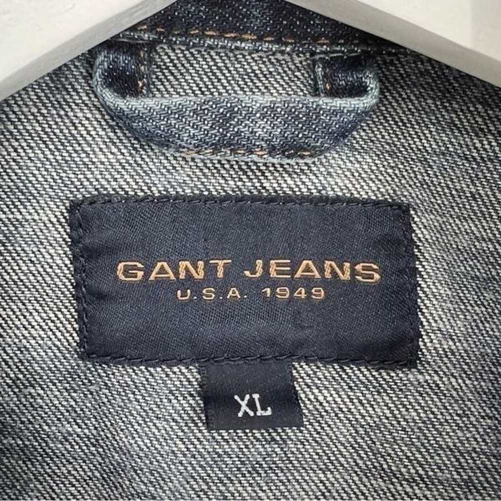Gant Jeans USA Denim Jacket Stonewash Made in Ita… - image 5