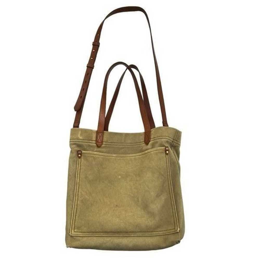 Madewell Medium Canvas Transport Tote with Crossb… - image 1