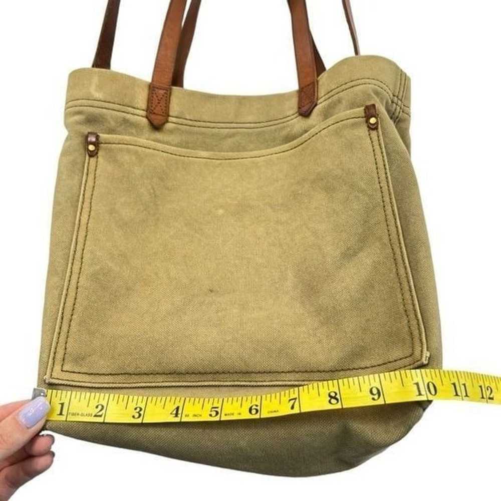 Madewell Medium Canvas Transport Tote with Crossb… - image 9