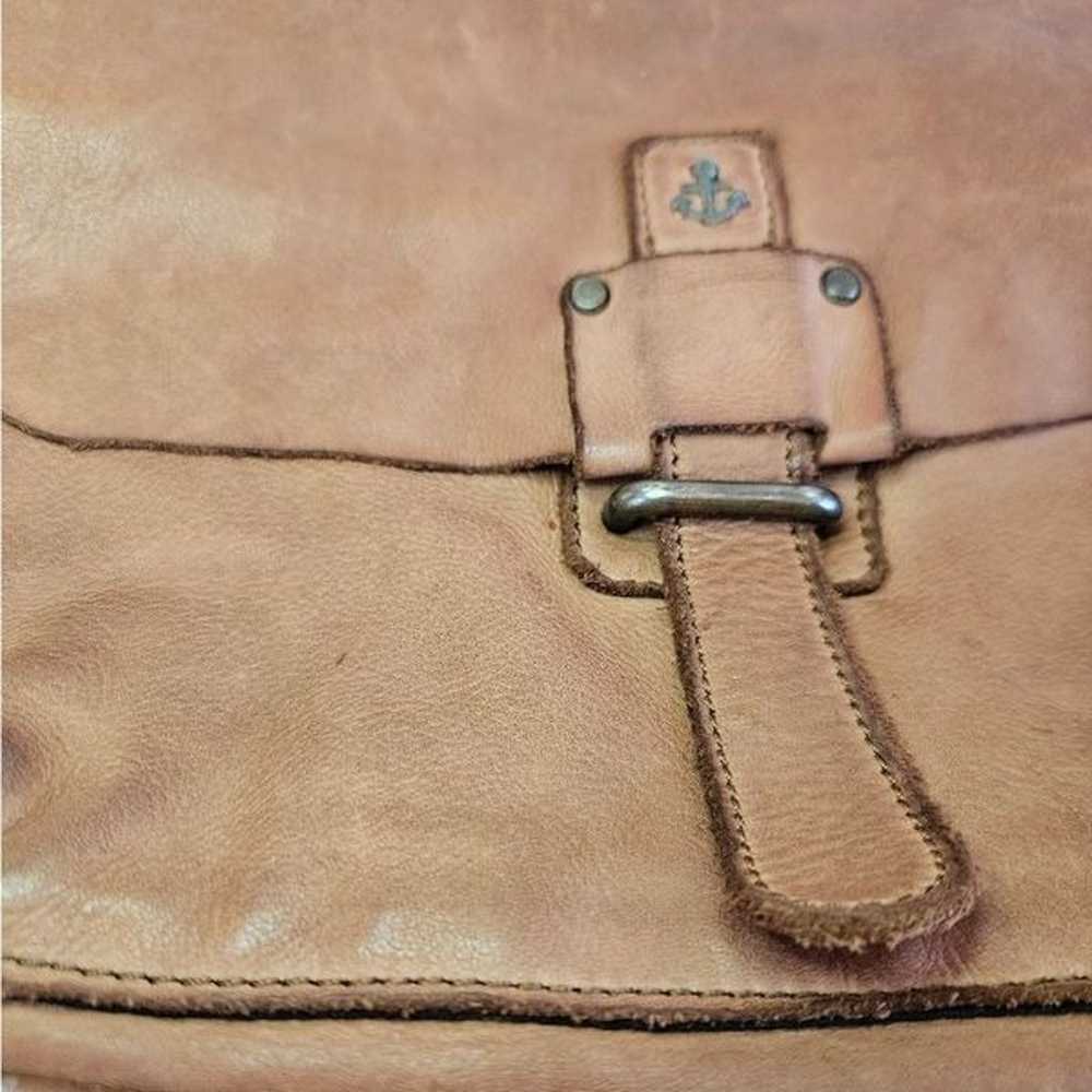Harbour 2nd Large Soft Leather Cognac Flap Zipper… - image 11