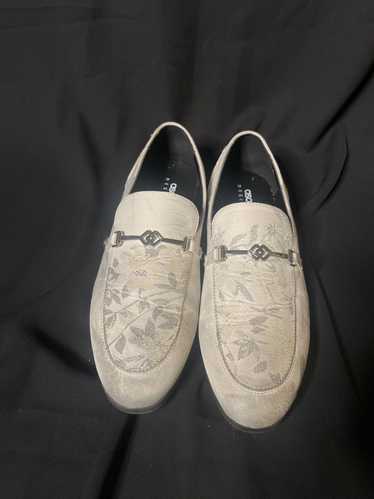 Asos White Floral Design Dress Shoes