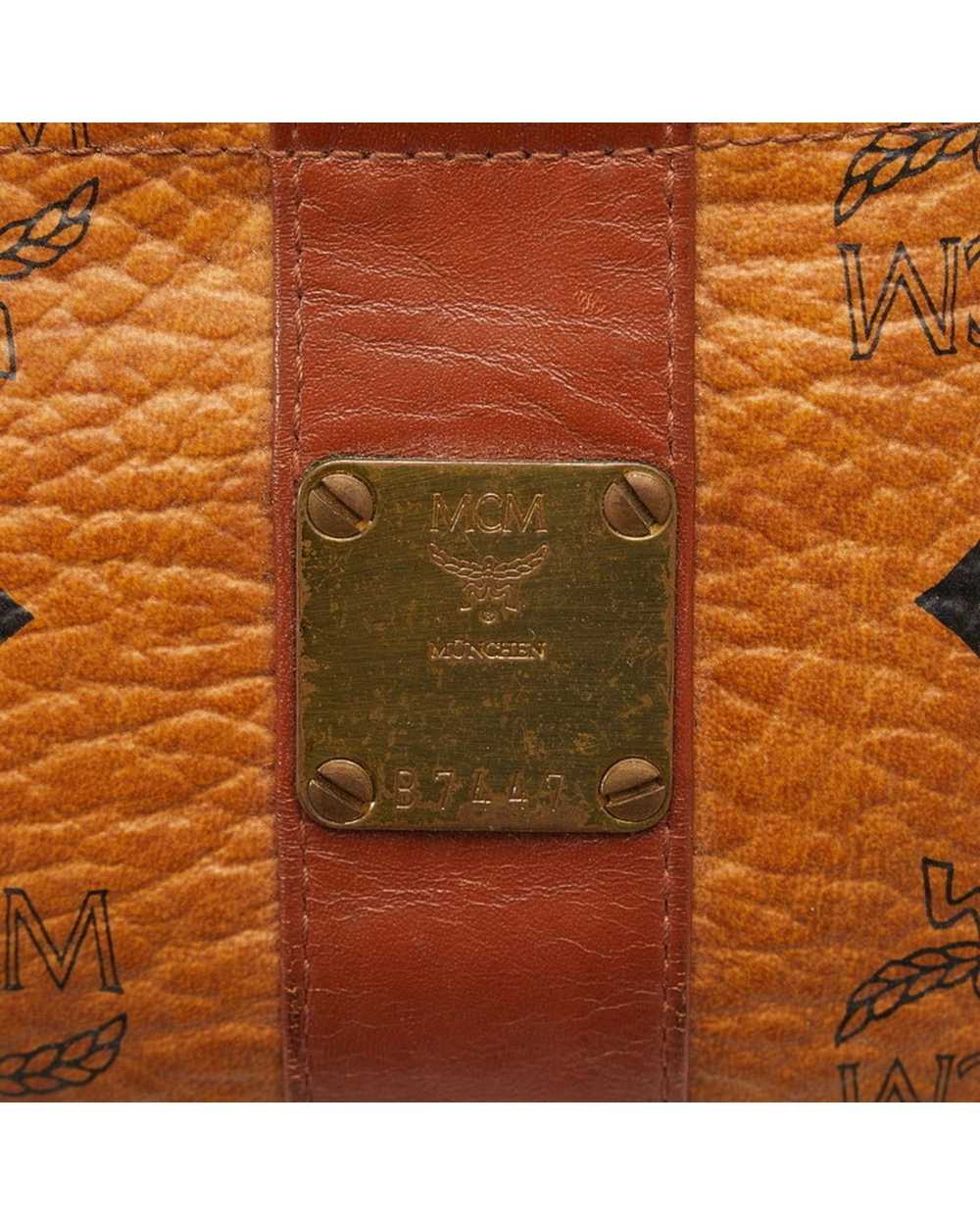 MCM Brown Leather Fanny Pack/Sling Bag - image 8