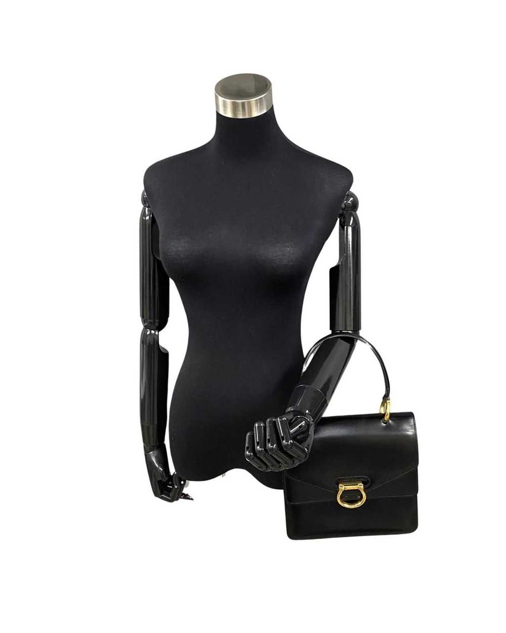 Celine Black Pony-style Calfskin Handbag - image 2