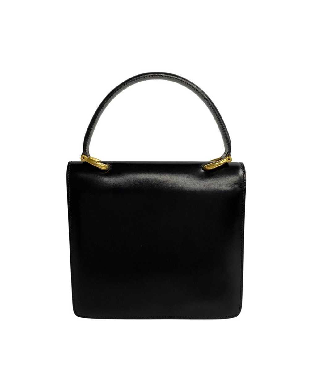 Celine Black Pony-style Calfskin Handbag - image 4