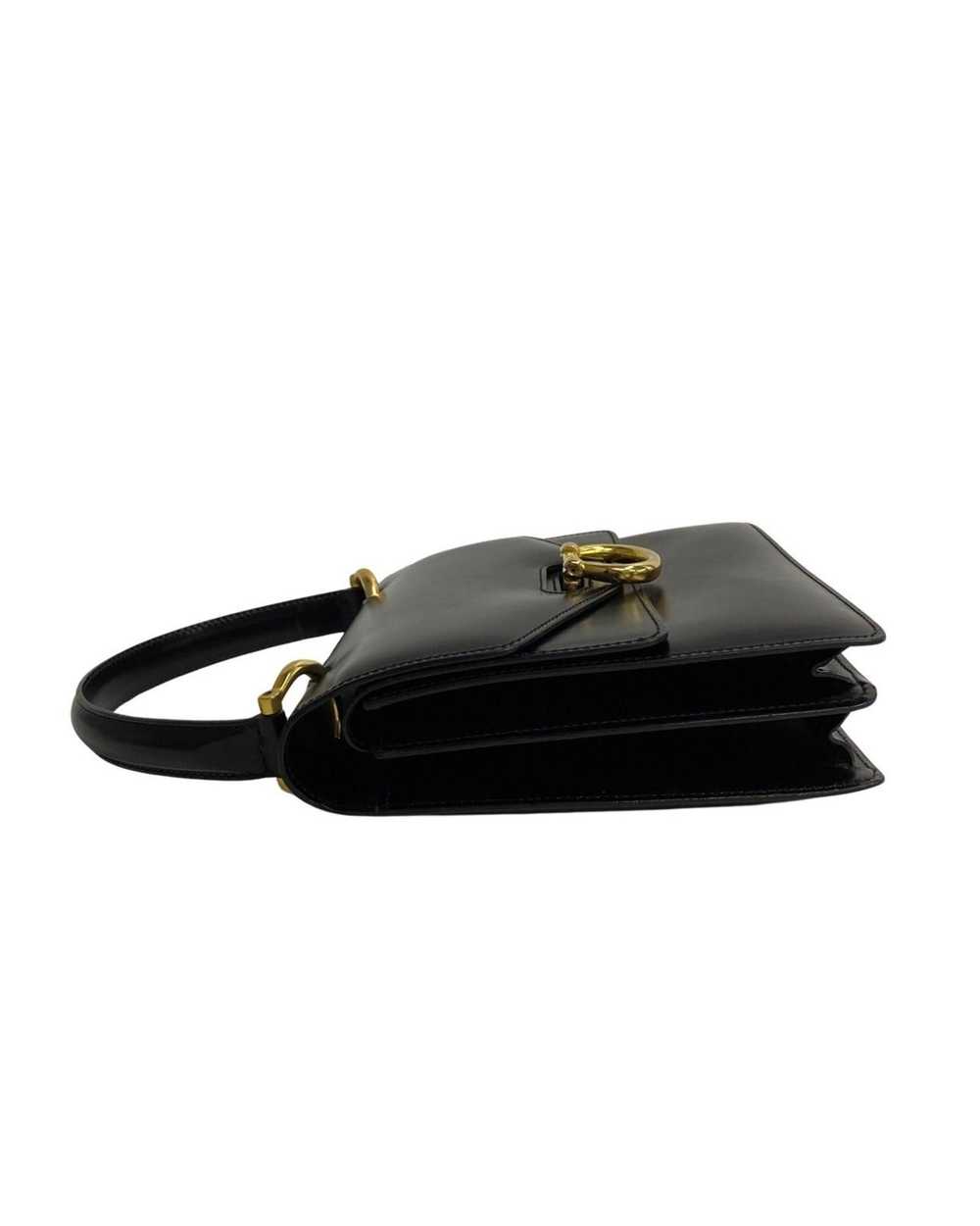 Celine Black Pony-style Calfskin Handbag - image 5