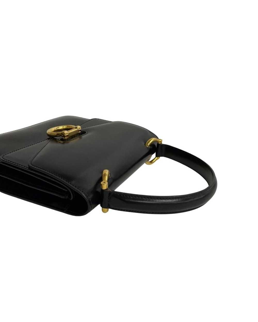 Celine Black Pony-style Calfskin Handbag - image 7