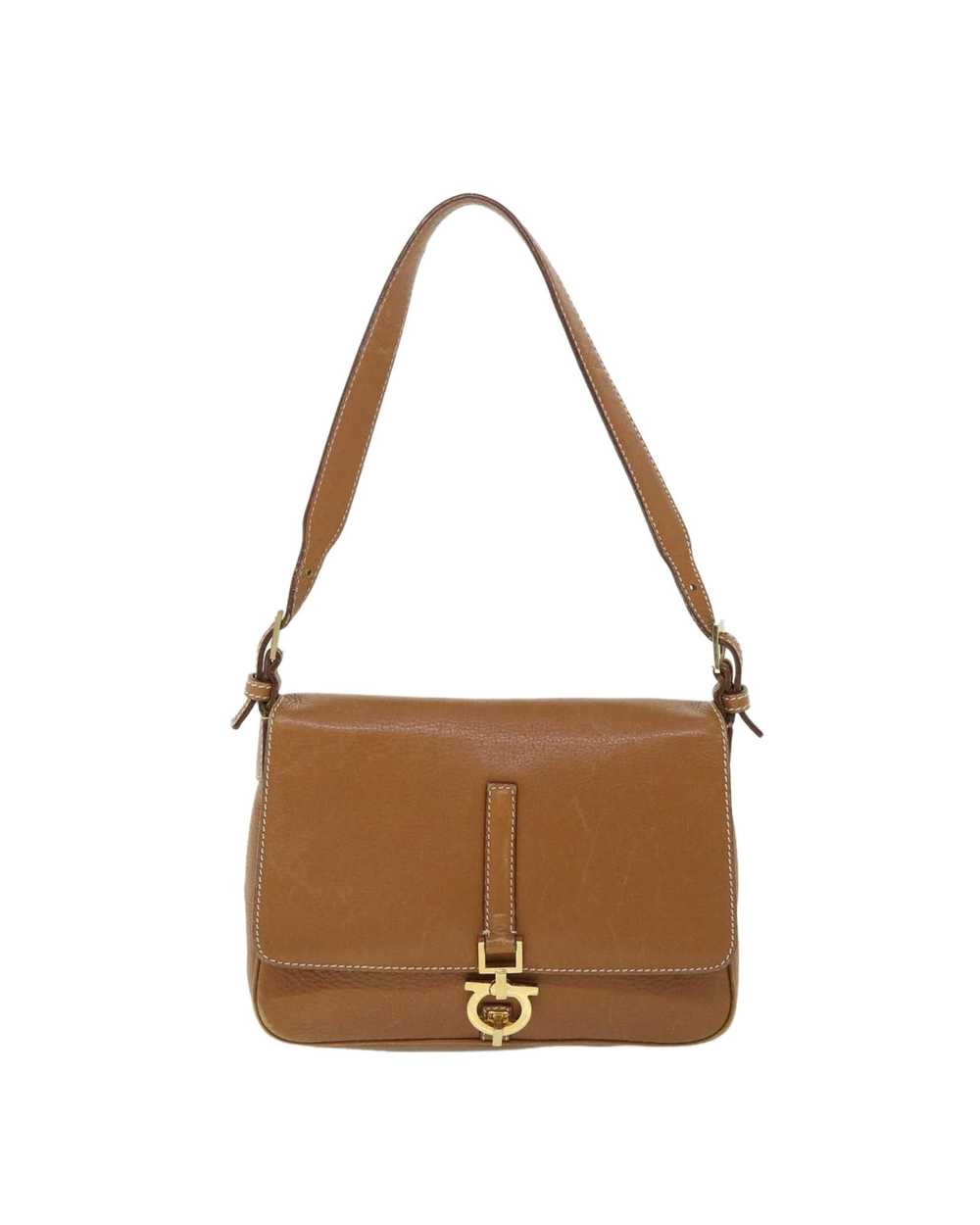 Salvatore Ferragamo Elegant Brown Leather Bag - image 2