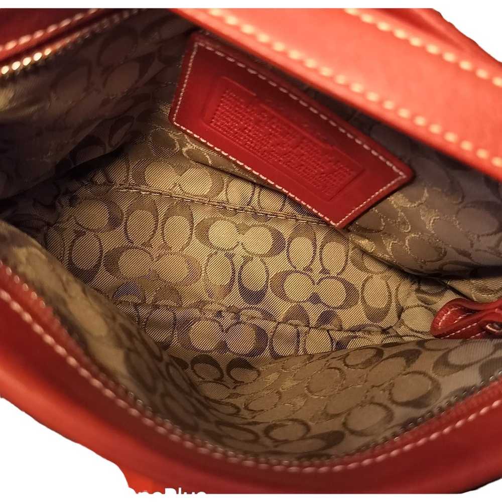 COACH NWOT SMALL, ZIP CLOSURE, LIPSTICK RED, TOTE… - image 7