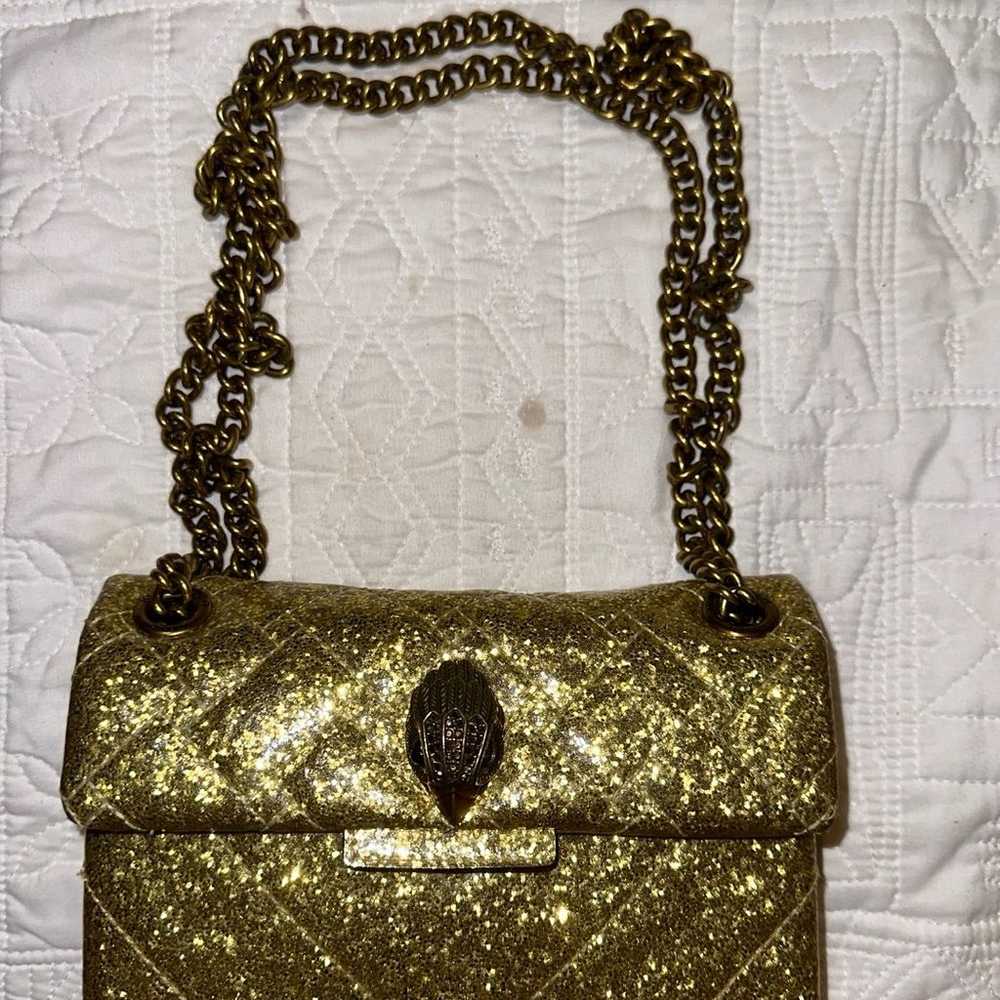 gold kurt geiger mini purse - image 2