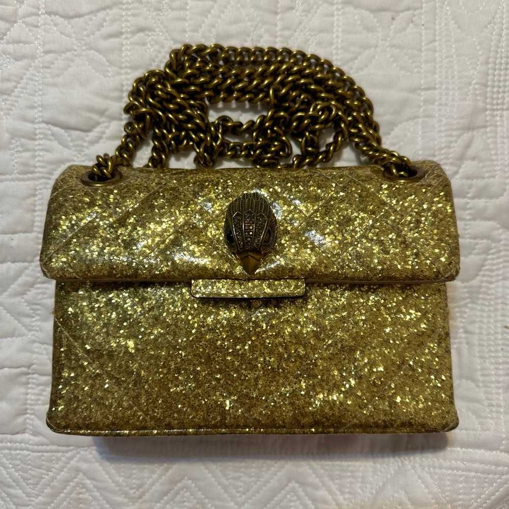 gold kurt geiger mini purse - image 4