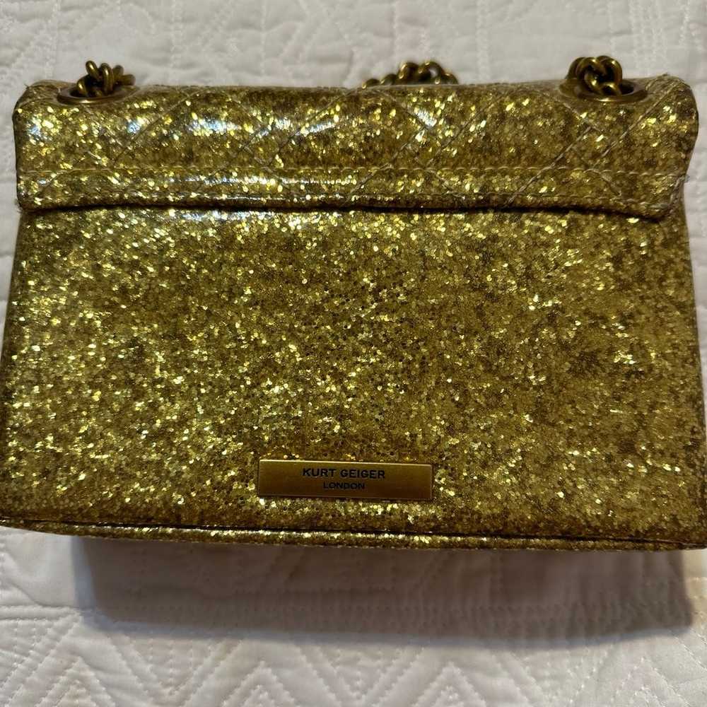 gold kurt geiger mini purse - image 5