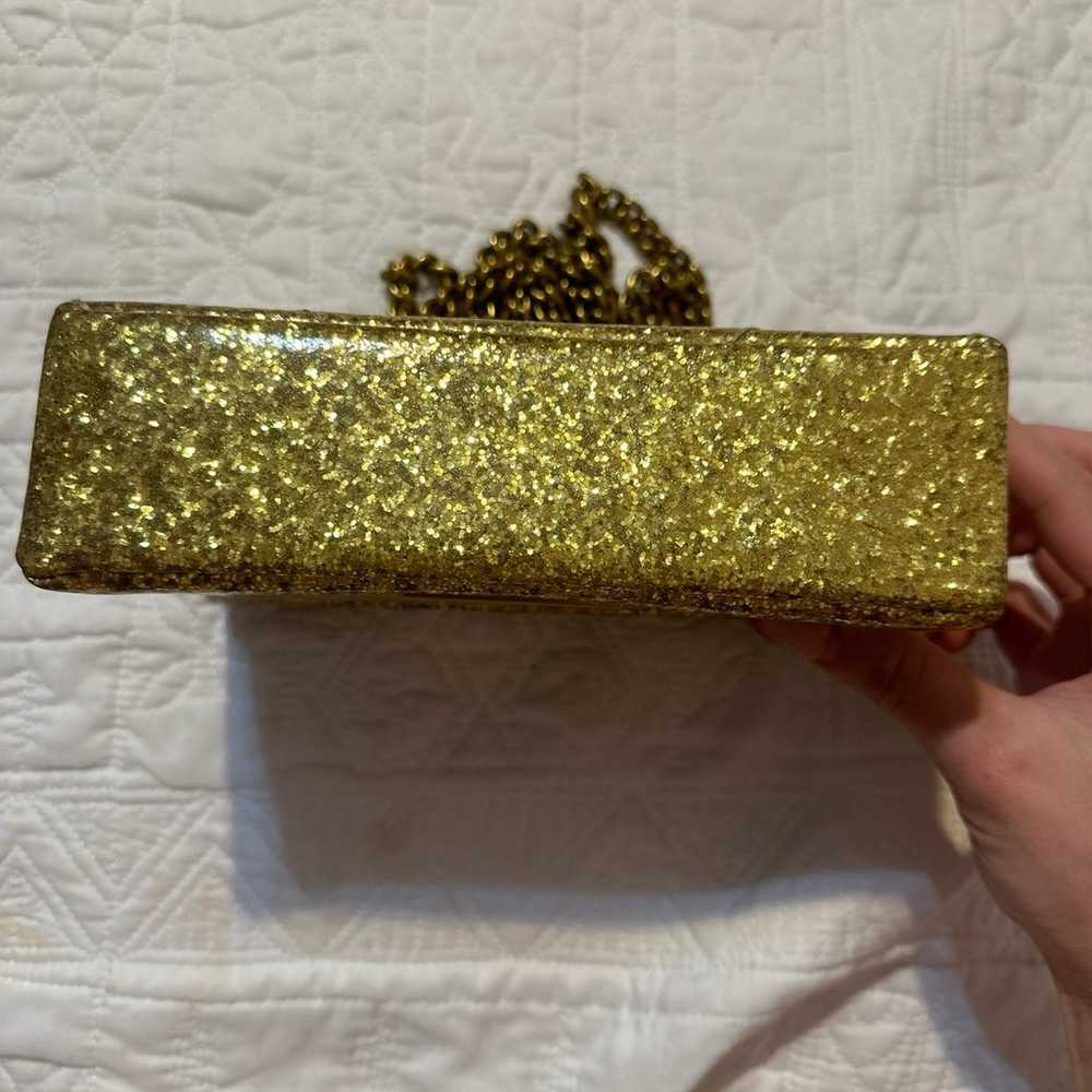 gold kurt geiger mini purse - image 6