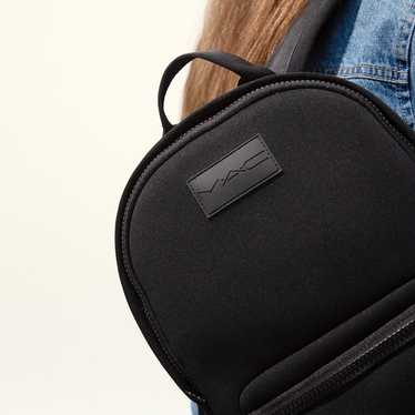 NWOT MAC cosmetics black neoprene backpack