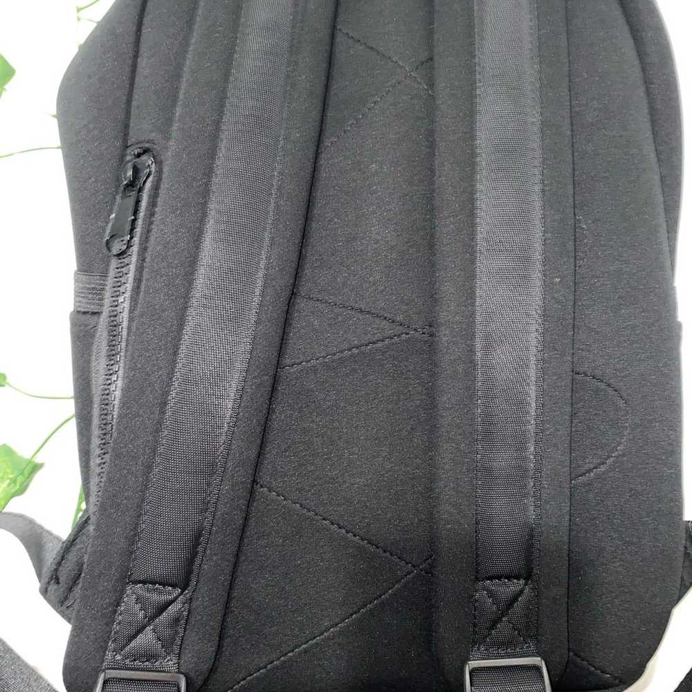 NWOT MAC cosmetics black neoprene backpack - image 3
