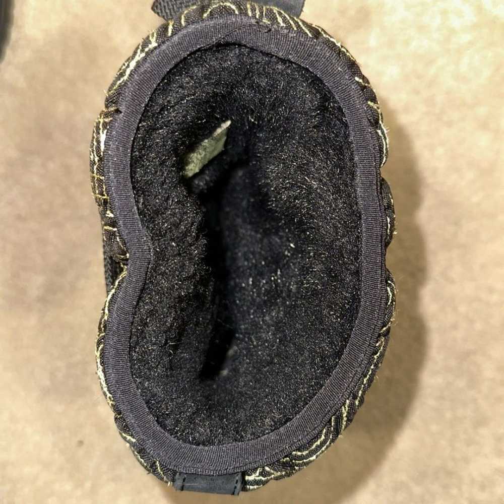 Timberland Boots Black Yellow Midcalf Faux Fur Li… - image 6