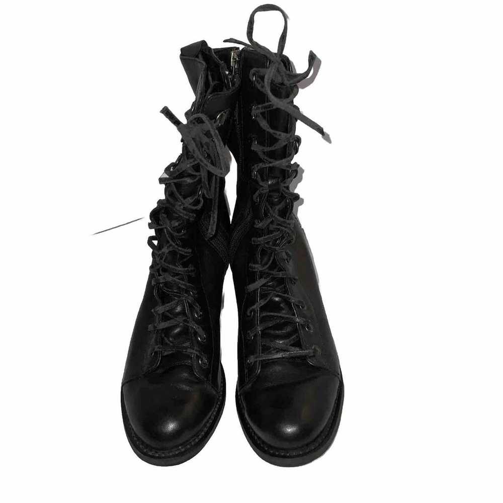 Harley Davidson Lace Up High Heel Boots Womens Si… - image 2
