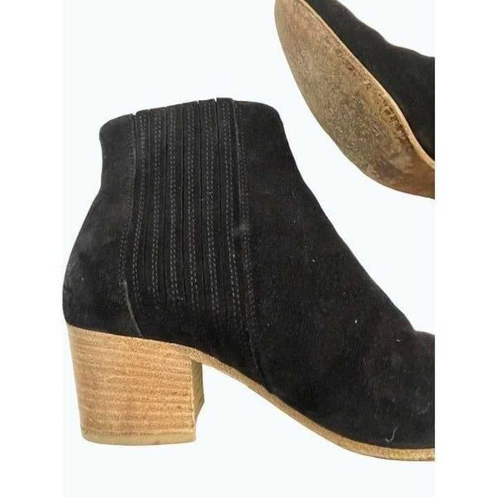 Vince Black Suede Haider Chelsea Boots Booties US… - image 5