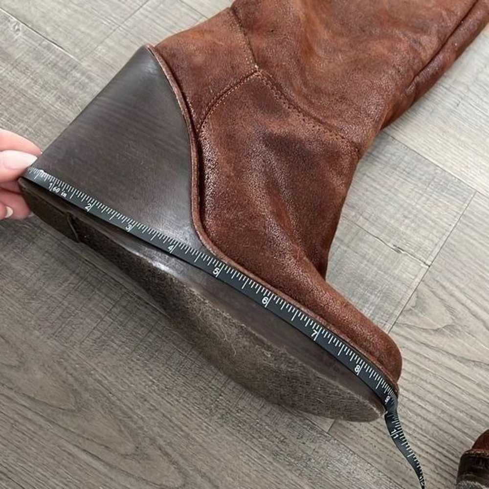 Michael Kors Calista Brown Faux Fur Lined Boots, … - image 9
