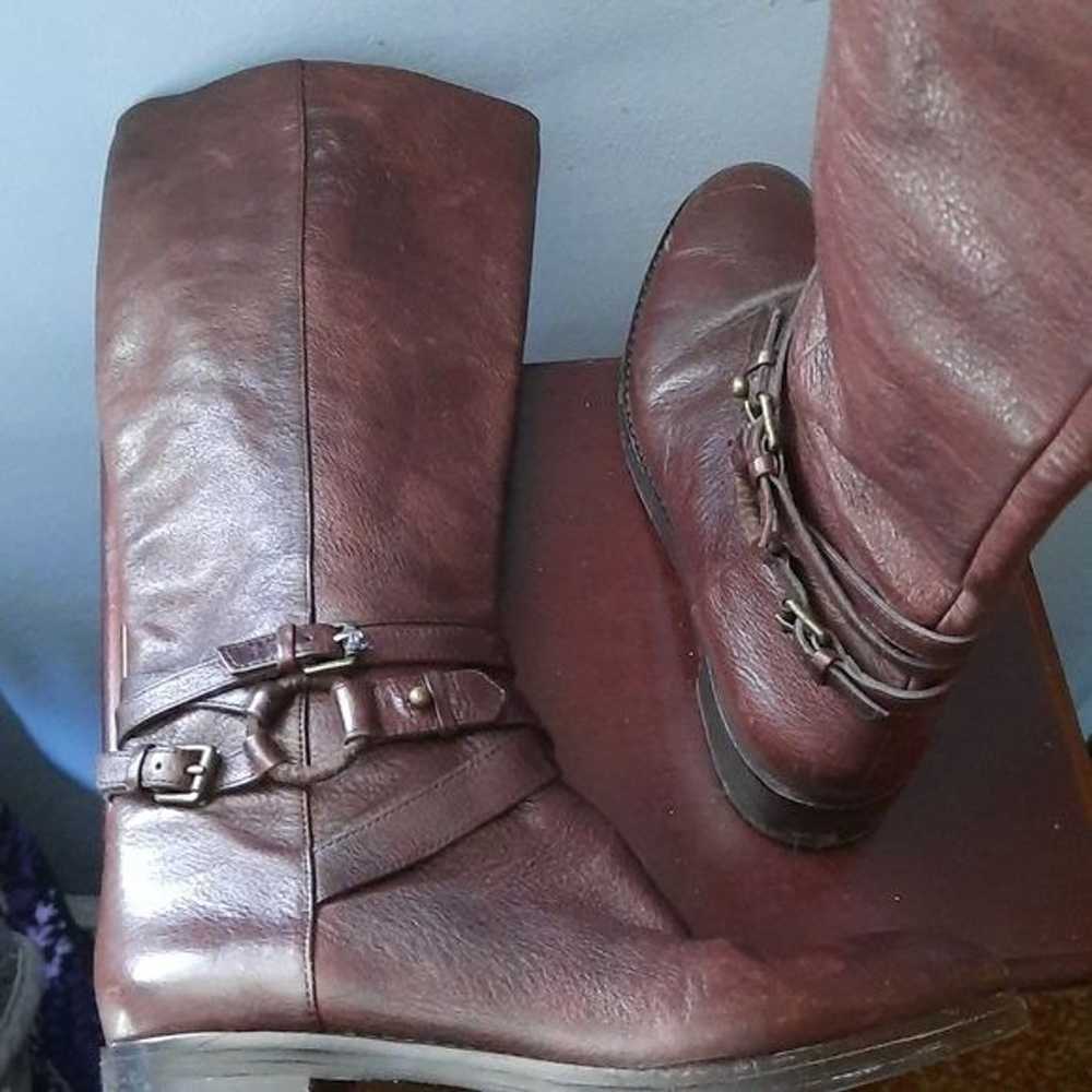 Via Spiga Gabrielle Knee High Riding Boots Size 9 - image 12