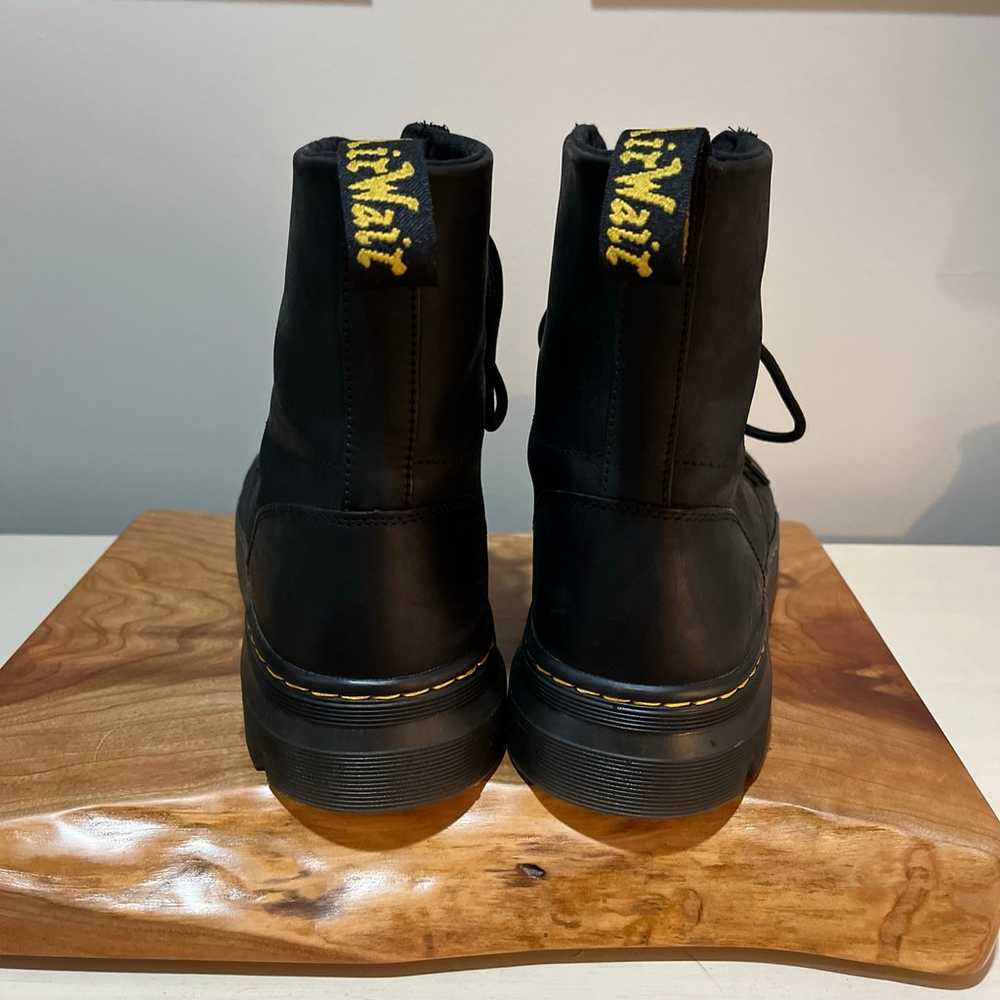Dr. Martens Combs Leather boots combat Black Mens… - image 3