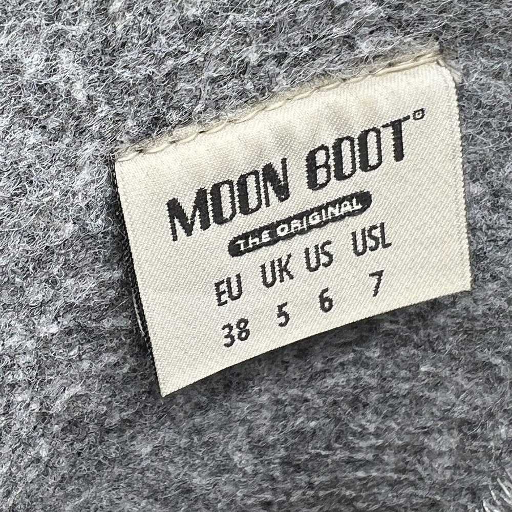 Moon Boots Icon Vintage Nylon Men's Size 6 Women'… - image 9