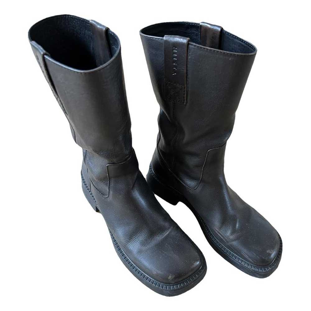 Miista Leather biker boots - image 1