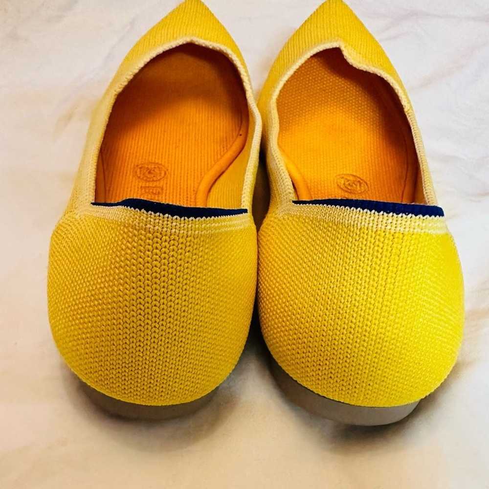 Rothy’s The Point Marigold Yellow Point Toe Flats… - image 2