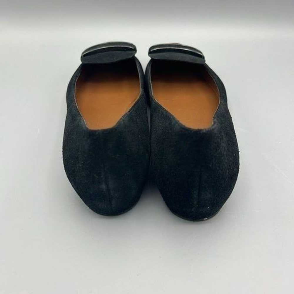 Women's Aquatalia Size 7 Black Suede Flats Loafer… - image 5