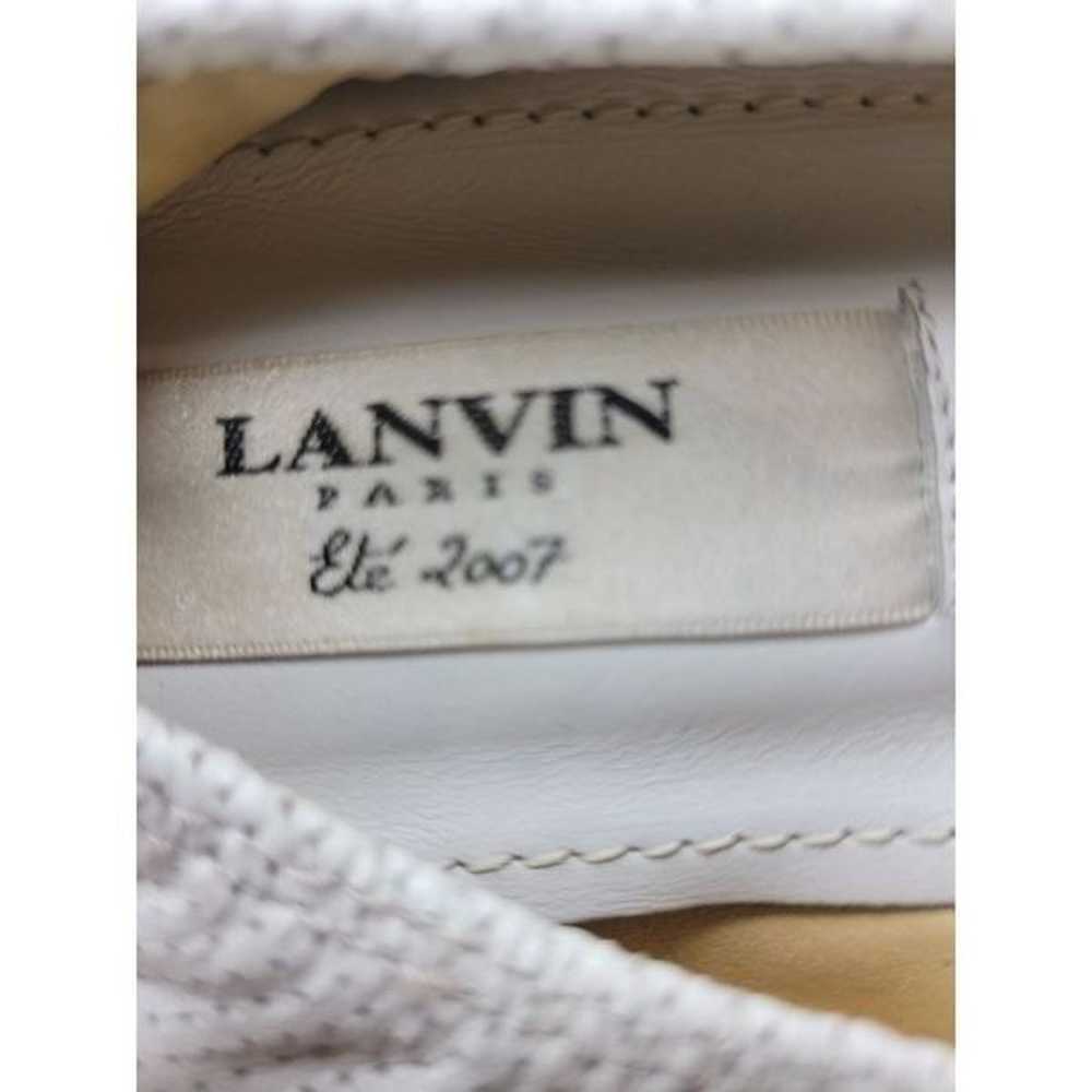 Lanvin  Eté 2007 Women's Shoes Size 6 Soft White … - image 9