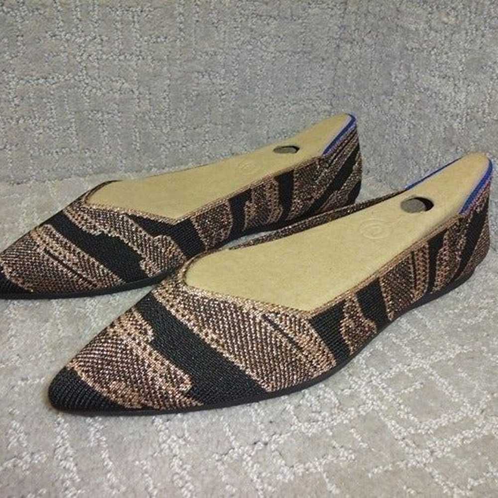 Rothy’s The Point Women's Size 8 Golden Shimmer P… - image 7