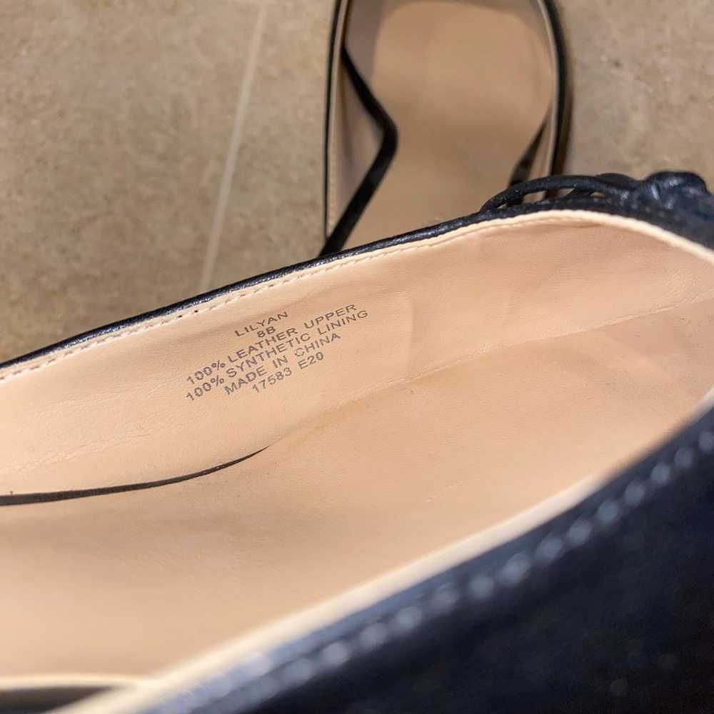 LIKE NEW Ralph Lauren Leather Pointed Toe Kitten … - image 7