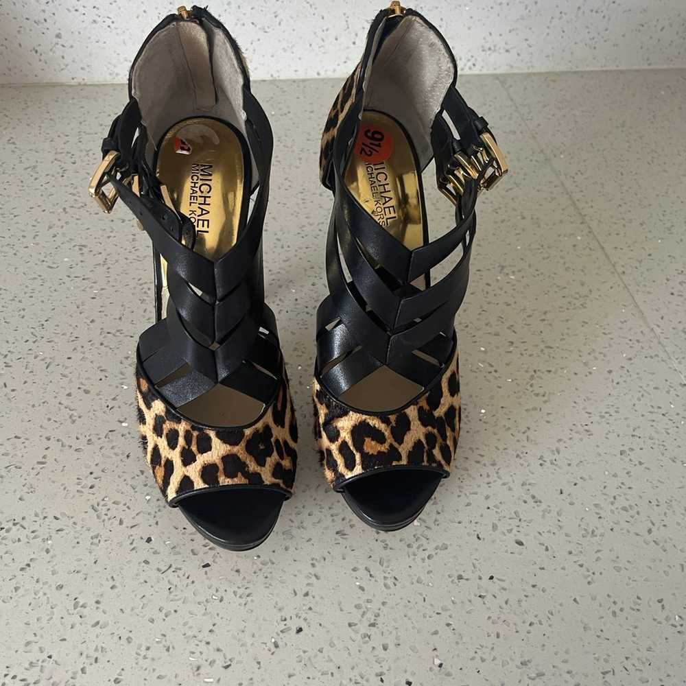 Michael by Michael Kors Platform Cheetah print an… - image 2