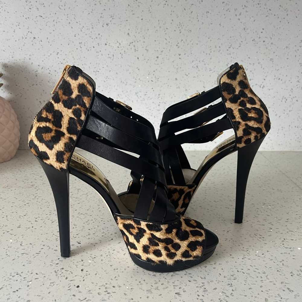 Michael by Michael Kors Platform Cheetah print an… - image 3