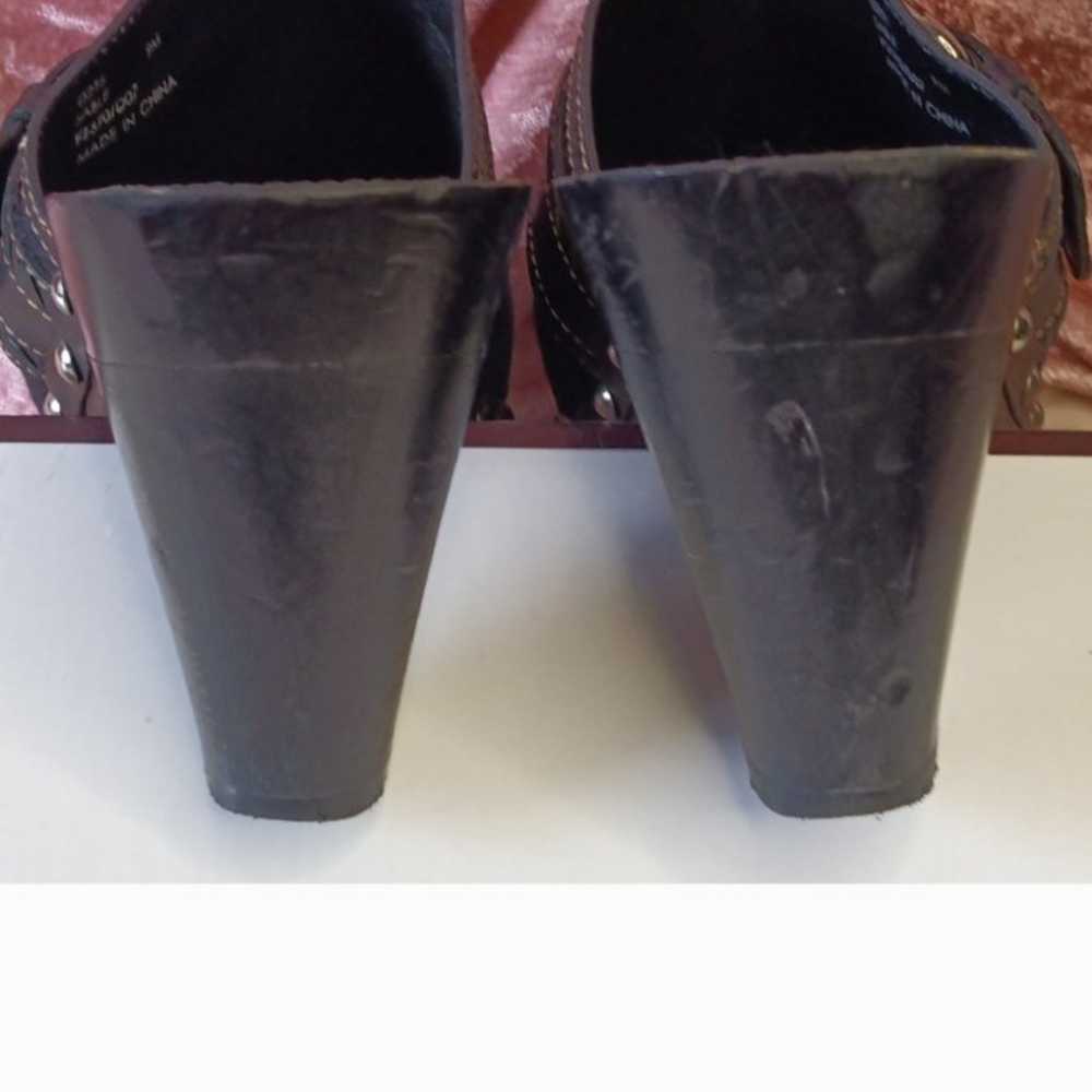 Coach Black Signature Heel Shoes size 9 - image 3