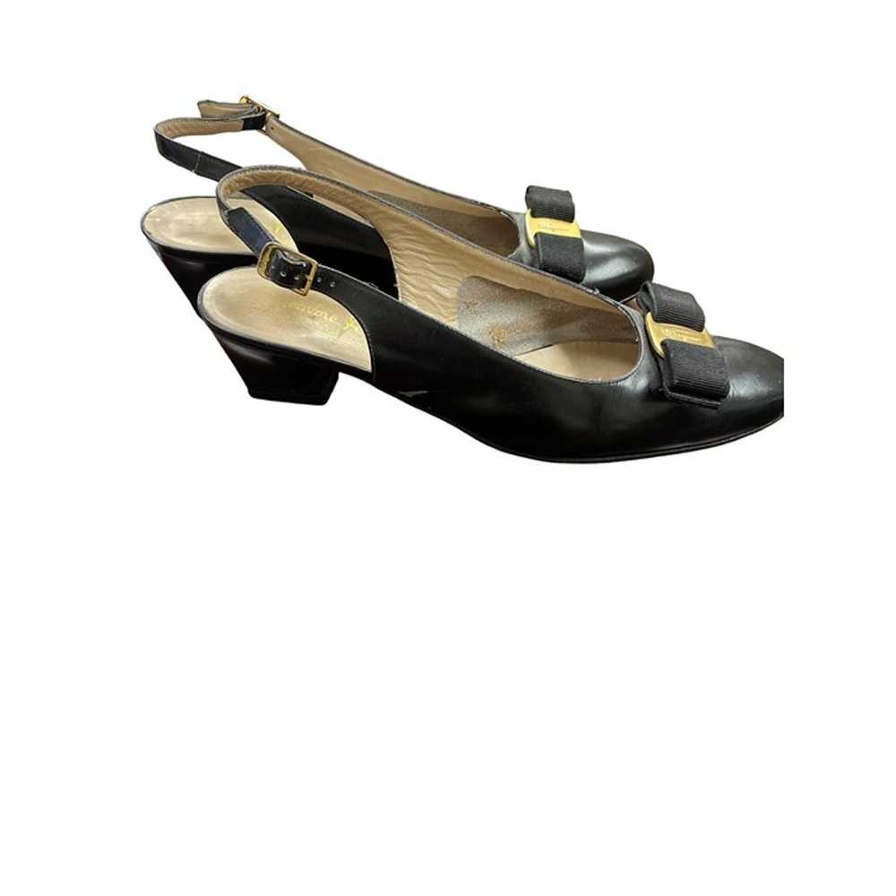 Salvatore Ferragamo Women's Navy Blue Shoes/Pump/… - image 3